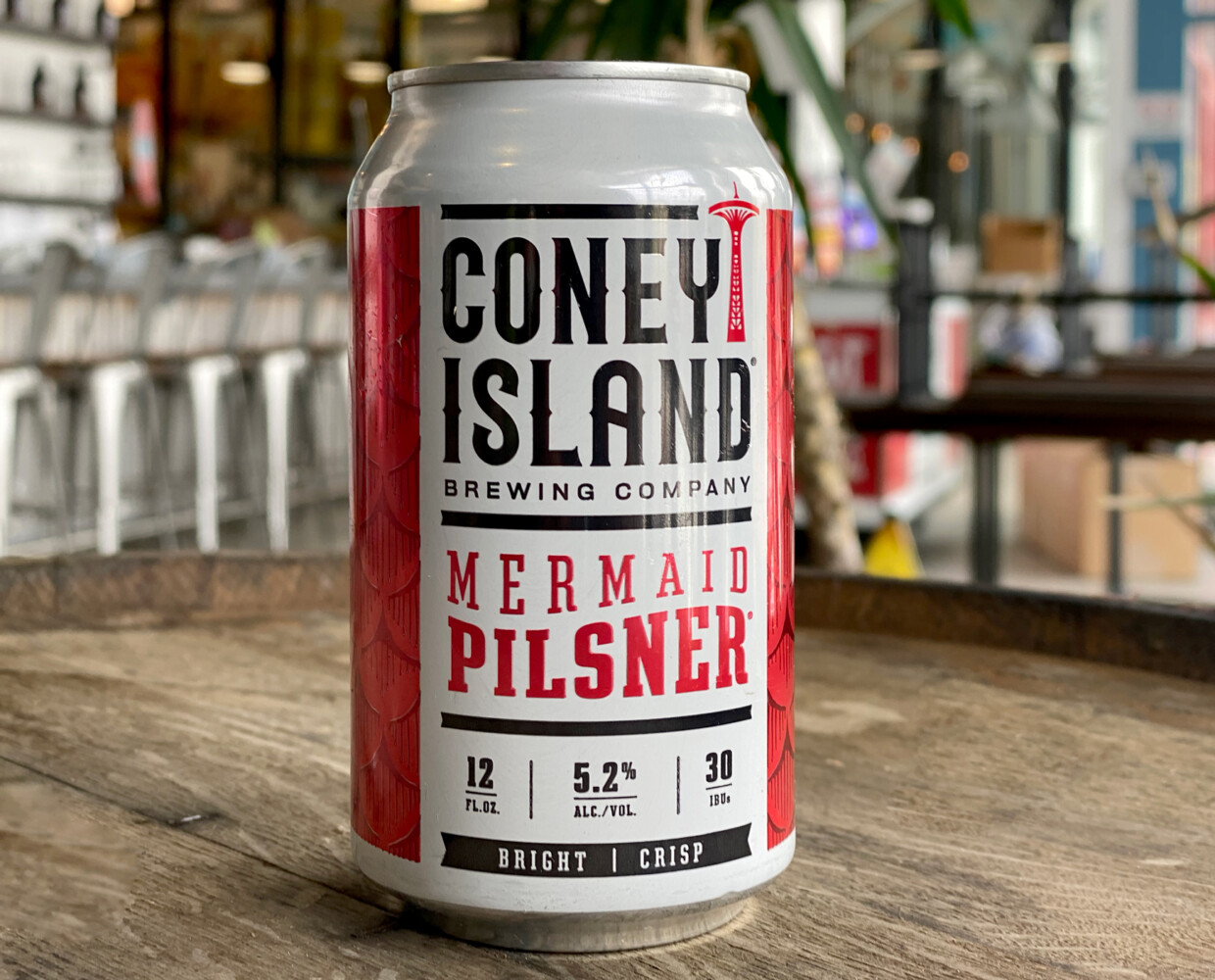 Mermaid Pilsner Coney Island Brewery