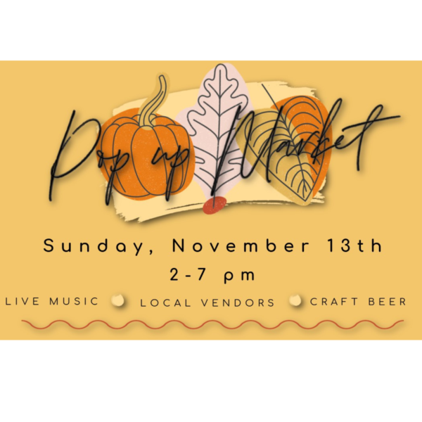 FALL POP UP MARKET GRAPHIC